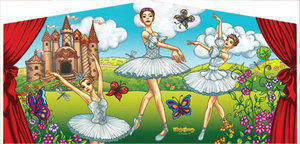 Themed Ballerinas Obstacle Course 33 Themed Ballerinas Obstacle Course 33