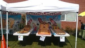 A150 Carnival Game Sampler Package (3 games, 3 tables, 1 canopy tent, your volunteers NO staff) Normal price $150.00 A150 Carnival Game Sampler Package (3 games, 3 tables, 1 canopy tent, your volunteers NO staff) Normal price $150.00