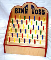 Ring Toss Pegs with rings classic carnival game Ring Toss Pegs with rings classic carnival game