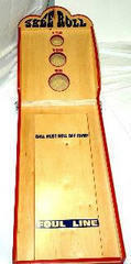 Skee Roll traditional carnival game with 2 wiffleballs Skee Roll traditional carnival game with 2 wiffleballs
