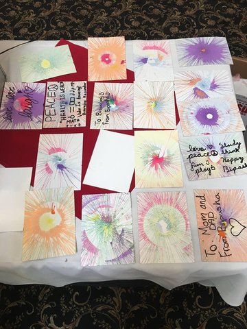 Spin Art Cards refills Spin Art Cards refills