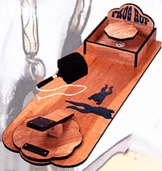 Frog Hop classic with frog, mallet, sign Frog Hop classic with frog, mallet, sign